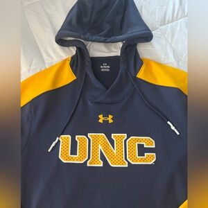 Under Armour Navy and Yellow UNC Hooded Sweatshirt Northern Colorado